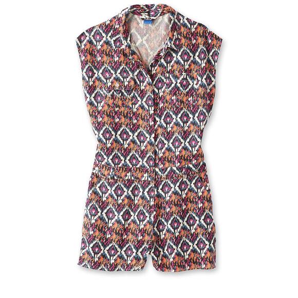 Kavu | Freeland Desert Paint Southwestern Artistic Print Sleeveless Romper - Picture 3 of 13
